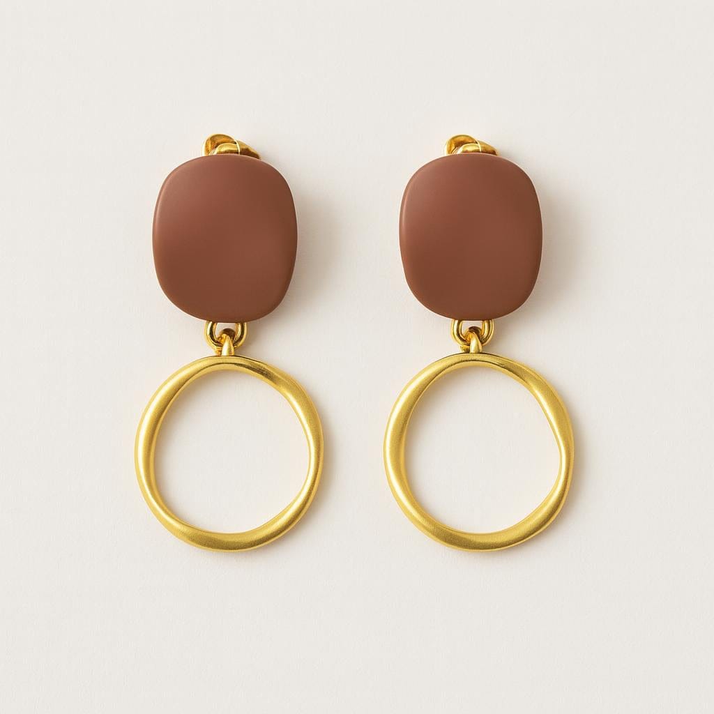 Boucle doreille en clip