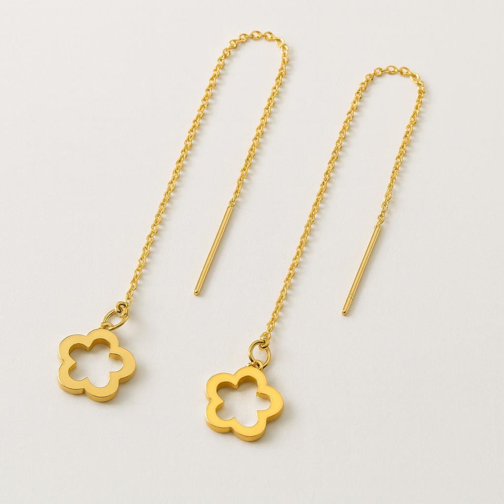  Boucle d oreille avec chaine