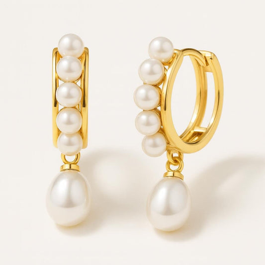  Boucle d oreille avec perle