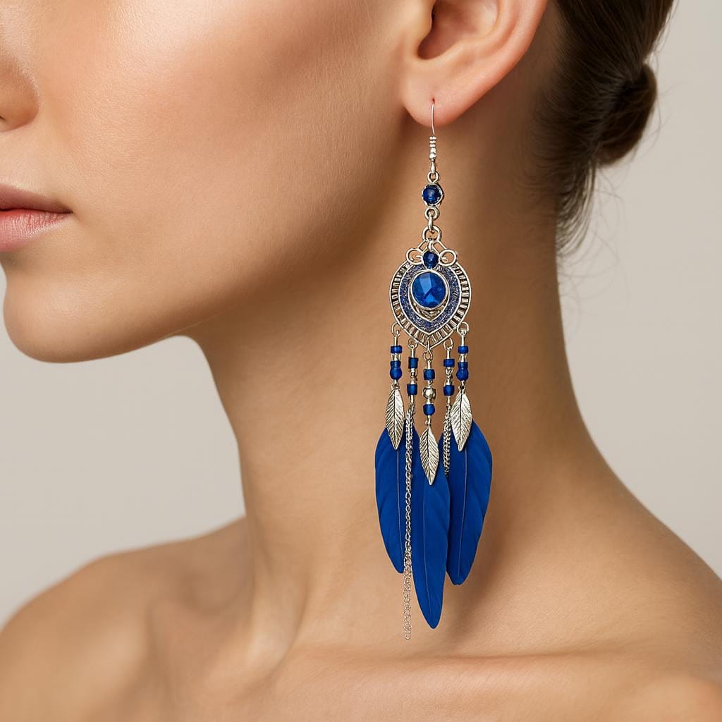  Boucle d oreille boheme