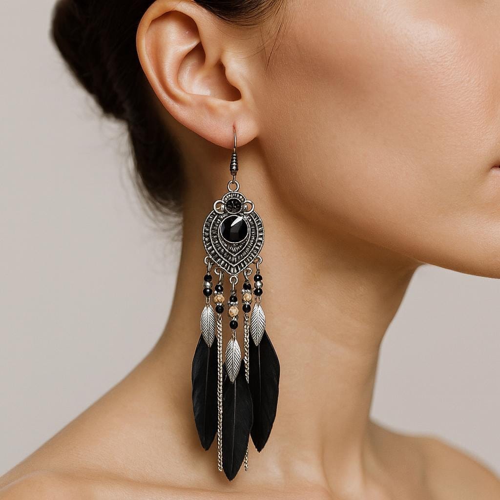  Boucle d oreille boheme