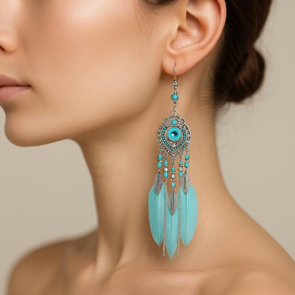  Boucle d oreille boheme