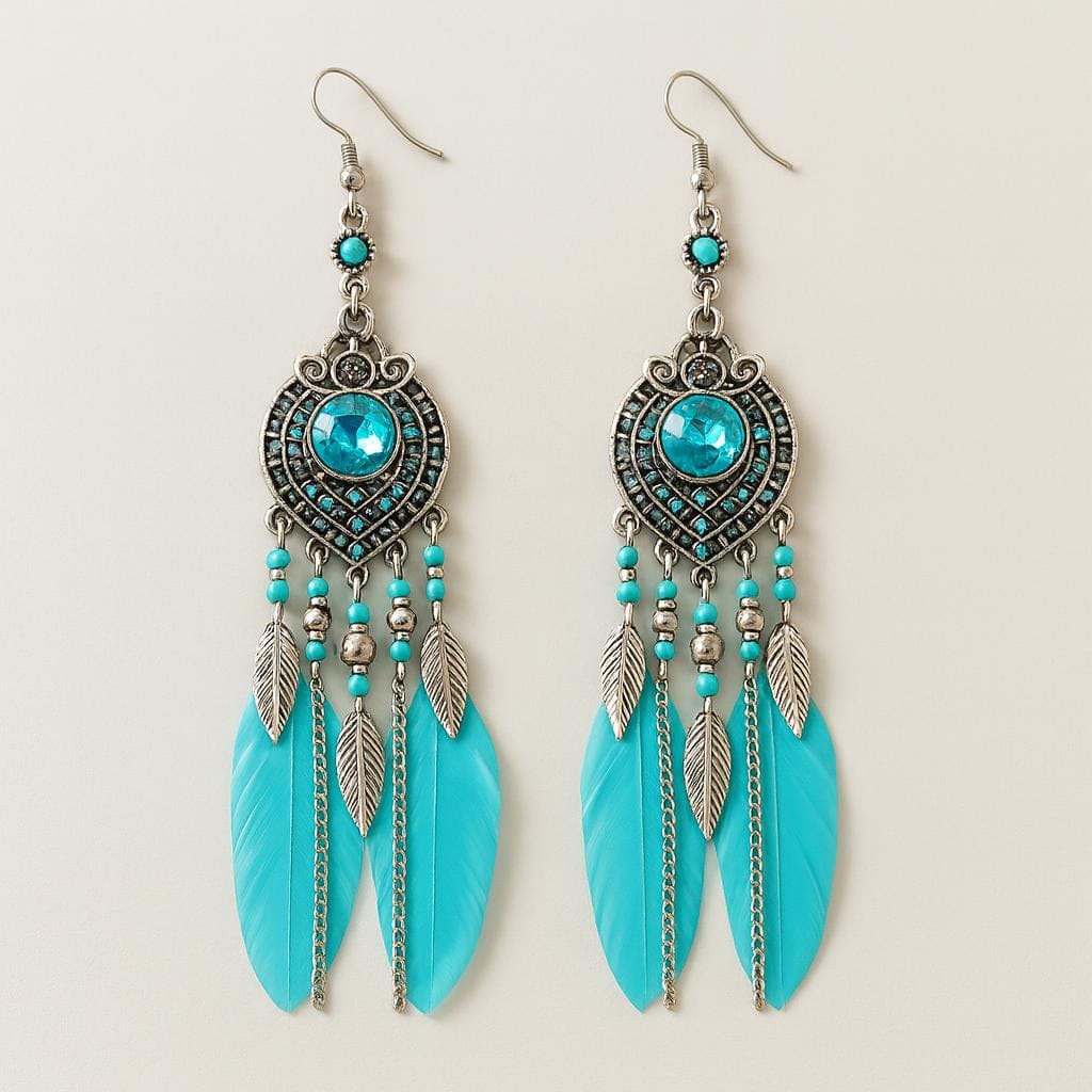  Boucle d oreille boheme