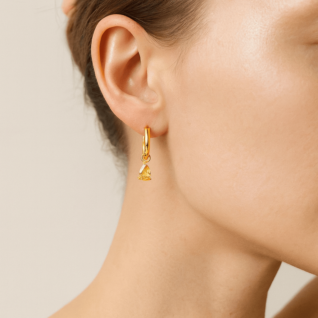  Boucle d oreille femme goutte d eau