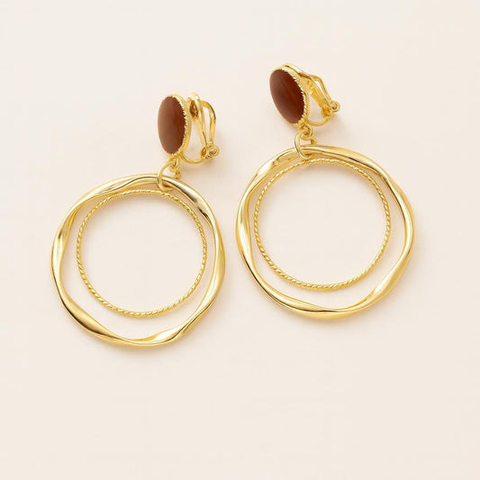  Boucle doreille creole clip