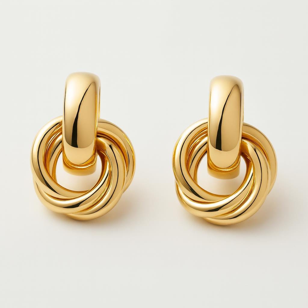  Boucle doreille noeud