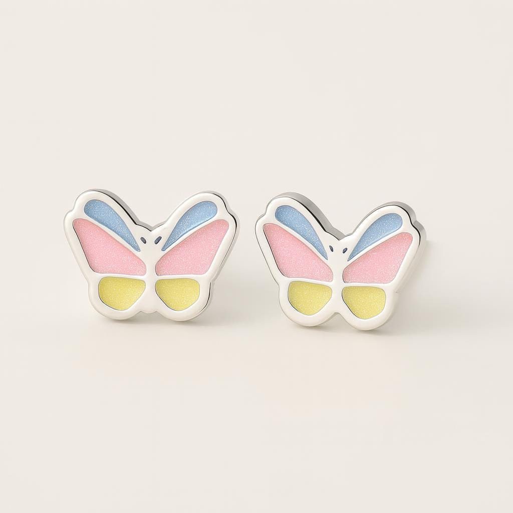  Boucle doreille papillon enfant