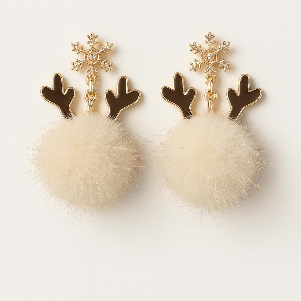  Boucle doreille pour noel