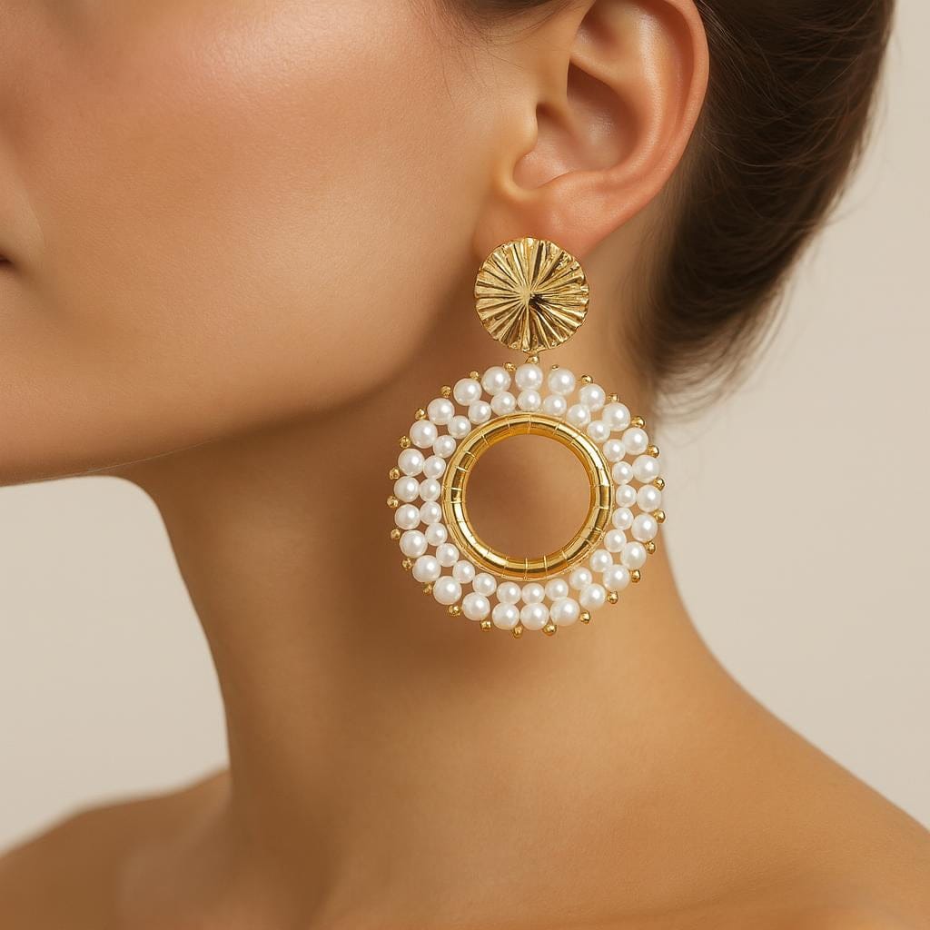  Boucles doreilles perles pendantes fantaisie