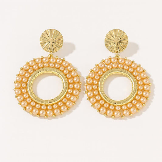  Boucles doreilles perles pendantes fantaisie